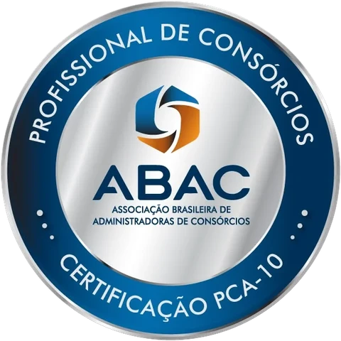 Selo oficial ABAC: Profissional de Consórcios, Certificação PCA-10